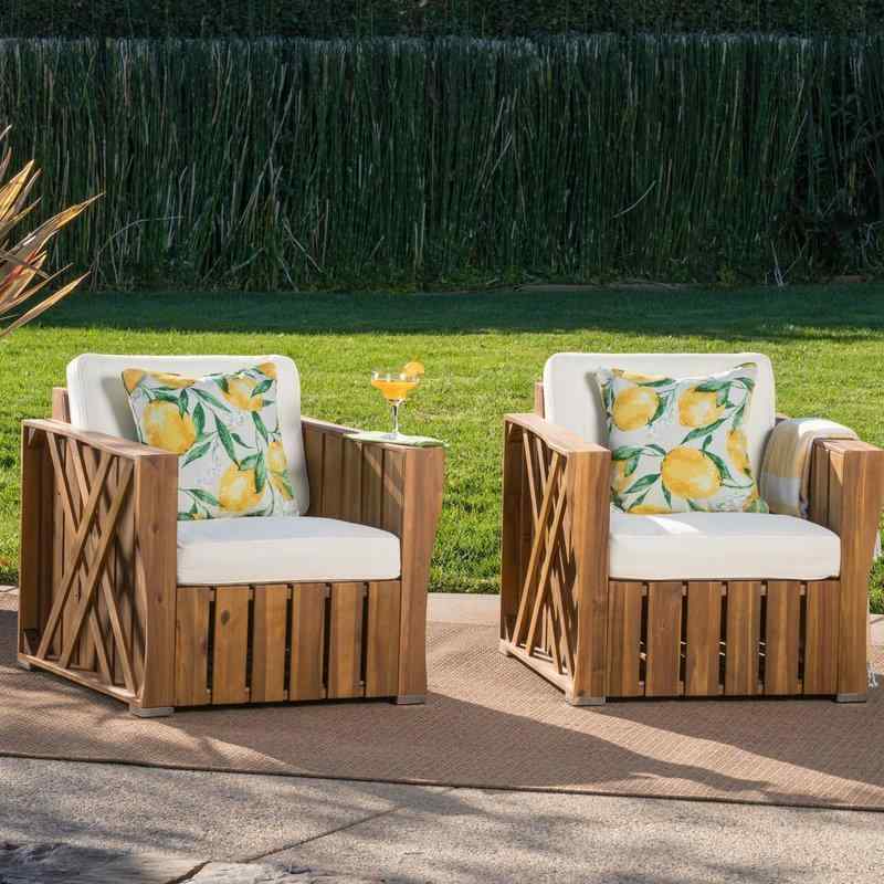 Yarger Patio Chair with Cushion