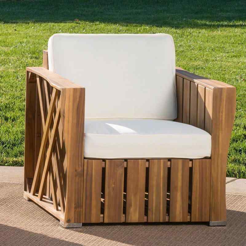 Yarger Patio Chair with Cushion