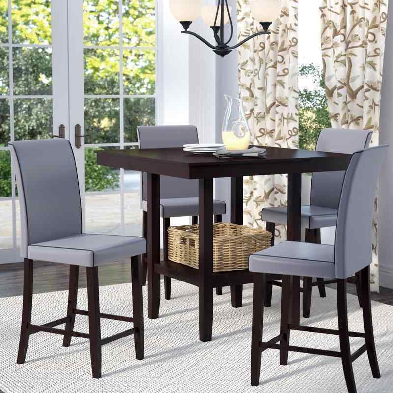 Flynn 5 Piece Counter Height Dining Set