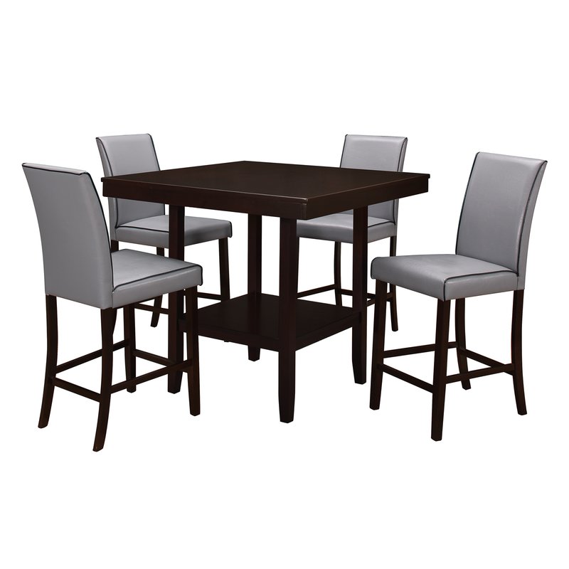 Flynn 5 Piece Counter Height Dining Set