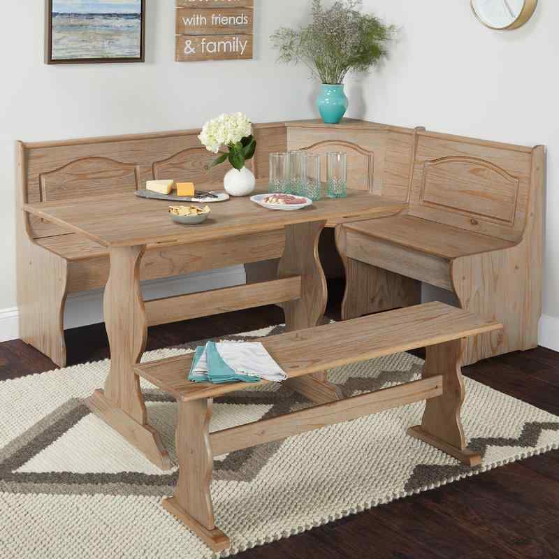 Lall 3 Piece Breakfast Nook Dining Set