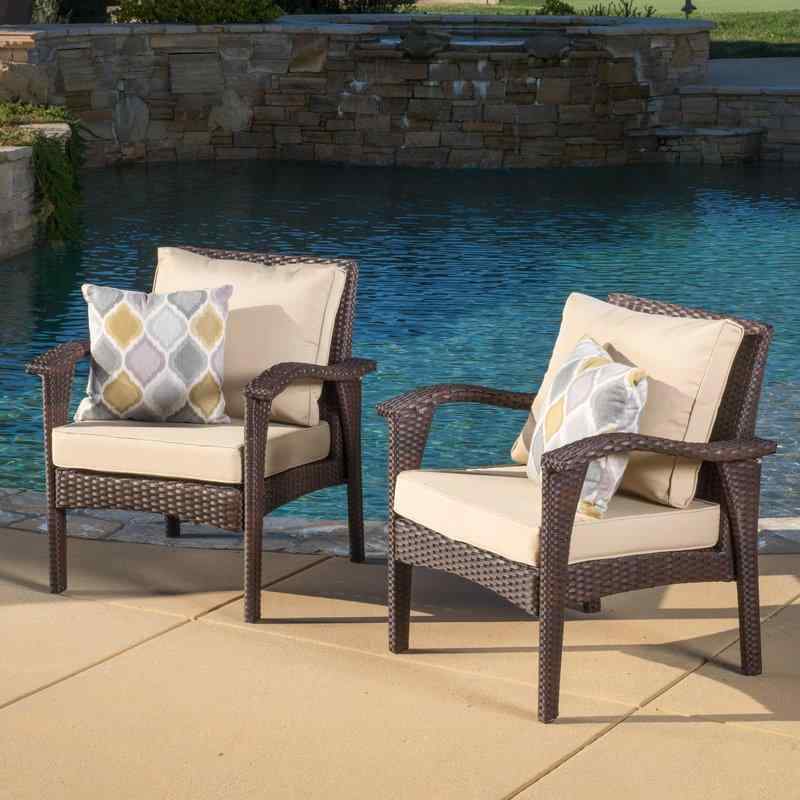 Hagler Patio Chair with Cushion