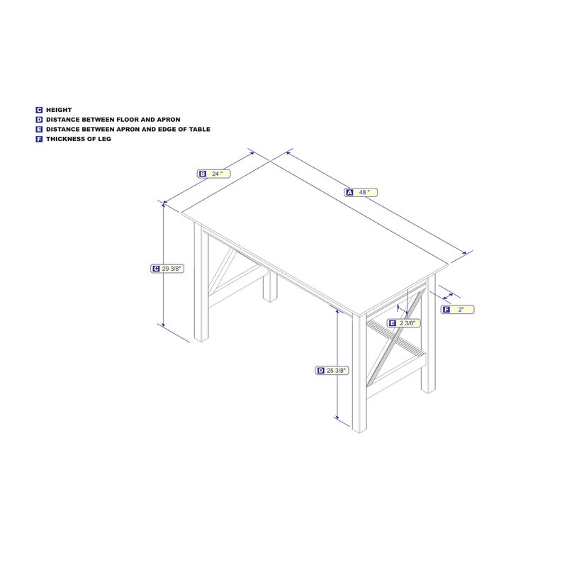 Tolley Solid Wood Desk